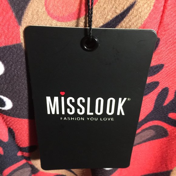 Misslook Ladies Tunic Top Size XL Holiday Reindeer - Picture 5 of 11